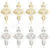 Unicraftale 12Pcs 2 Colors 201 Stainless Steel Pendant STAS-UN0049-46-1