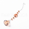 Crystal Teardrop Beaded Wall Hanging Decoration Pendant Decoration HJEW-G019-01F-2