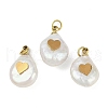 Natural Keshi Pearl Pendants STAS-Z136-01G-04-1
