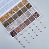   1200Pcs 24 Styles Tibetan Style Alloy Spacer Beads Sets TIBEB-PH0005-07-4