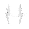 S925 Sterling Silver Lightning Stud Earrings OB5526-4-1