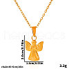 Stainless Steel Angel Pendant Necklaces for Women ZT5384-2-3