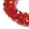 Electroplate Transparent Glass Beads Strands EGLA-A035-T4mm-L01-3