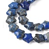 Natural Lapis Lazuli Star Beads Strands G-Z080-A05-4