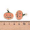 Halloween Theme Alloy Enamel Pendants ENAM-Z010-03C-KCG-3