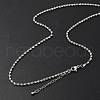 Brass Singapore Chains Necklaces for Women NJEW-D302-36P-3