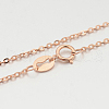 925 Sterling Silver Cable Chain Necklaces STER-M086-22A-1