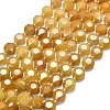 Natural Topaz Jade Beads Strands G-C116-A121-01-2