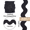Gorgecraft Polyester Wavy Fringe Trim OCOR-GF0003-44H-01-2