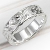 Sculptured Vine Pattern Brass Finger Rings for Women FS-WGD177A-04-1