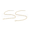 Rack Plating Brass Stud Earring Findings KK-E081-01G-1