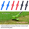 AHADERMAKER 36Pcs 3 Colors Plastic Lawn Mower Blade KY-GA0001-15-6