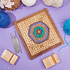 BENECREAT Rectangle Wood Crochet Blocking Board DIY-BC0013-59C-3