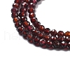 Natural Garnet Beads Strands X-G-H079-A01-03C-4