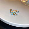 Leaf Alloy Enamel Cuff Rings FS-WG02ED7-02-1