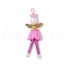 Flower and Angel Pendants PALLOY-MZ00758-3