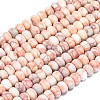 Natural Red Netstone Beads Strands G-P575-A15-6x4mm-2