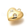 304 Stainless Steel Rhinestone Pendants STAS-M109-10G-02-2