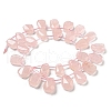 Natural Rose Quartz Beads Strands G-Z040-A02-01-3