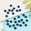 Polymer Clay Rhinestone Beads RB-H284-6MM-Half-229-4