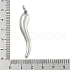 Non-Tarnish 316 Surgical Stainless Steel Pendants STAS-E212-30P-3