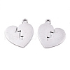 Non-Tarnish 201 Stainless Steel Pendants STAS-S081-069-2