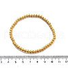 Brass Beaded Stretch Bracelets for Men Women BJEW-G736-04G-5