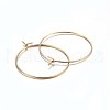 316 Surgical Stainless Steel Hoop Earrings X-STAS-P210-26G-02-2