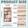 20pcs 5 Styles Scrapbooking Stickers DIY-TAC0029-03B-4