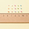 180G 15 Style 8/0 Baking Paint & Ceylon Round Glass Seed Beads SEED-FS0001-04-3