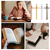 UNICRAFTALE 40Pcs 4 Colors Tibetan Style Alloy Big Pendants FIND-UN0016-13-6