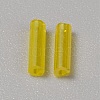 300Pcs Transparent Glass Round Bugle Beads GLAA-WH0015-74L-2