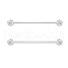316L Surgical Stainless Steel Round Ball Bar Industrial Barbell Cartilage Earrings FS-WG6688D-01-2