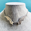 Gothic Bat Wings Alloy Pendant Necklaces FS-WG0FB67-01-1
