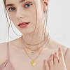 Beebeecraft 6Pcs Brass Locket Pendants KK-BBC0015-53-5
