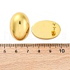 Oval 304 Stainless Steel Stud Earrings EJEW-A125-78G-5