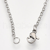 Non-Tarnish 201 Stainless Steel Pendant Necklaces NJEW-T009-JN049-1-40-3