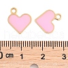 304 Stainless Steel Enamel Charms STAS-L022-483G-02-3