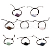 Natural Gemstone Beads Braided Bead Bracelets BJEW-Q070-01-2