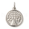 304 Stainless Steel Pendants STAS-C086-07P-1