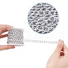 Aluminium Twisted Curb Chains CHA-TA0001-04-12