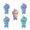 Ion Plating(IP) 304 Stainless Steel Pendants STAS-N098-183M-2