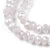 Electroplate Glass Beads Strands EGLA-A034-P1mm-A15-1-3