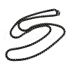 304 Stainless Steel Box Chain Necklaces STAS-O099-23AS-1-1