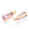 Faceted Glass Pendants X1-GLAA-T010-004F-2