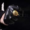 Fashion 316L Surgical Stainless Steel Lion Rings for Men RJEW-BB03952-8-4