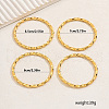 4Pcs Elegant Zinc Alloy Twisted Bangle Set for Women IW6232-1-5