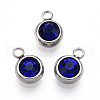 303 Stainless Steel Rhinestone Charms STAS-S068-16-1