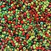 Opaque & Transparent & Metallic Colours Glass Seed Beads SEED-A030-07F-2