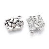 Tibetan Style Alloy Pendants TIBE-N013-25AS-2